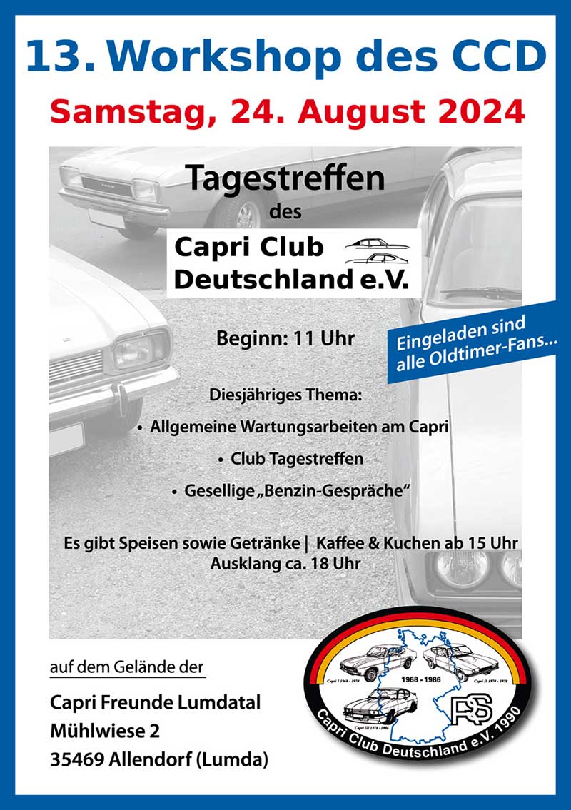 CCD Workshop 2024 Flyer 
