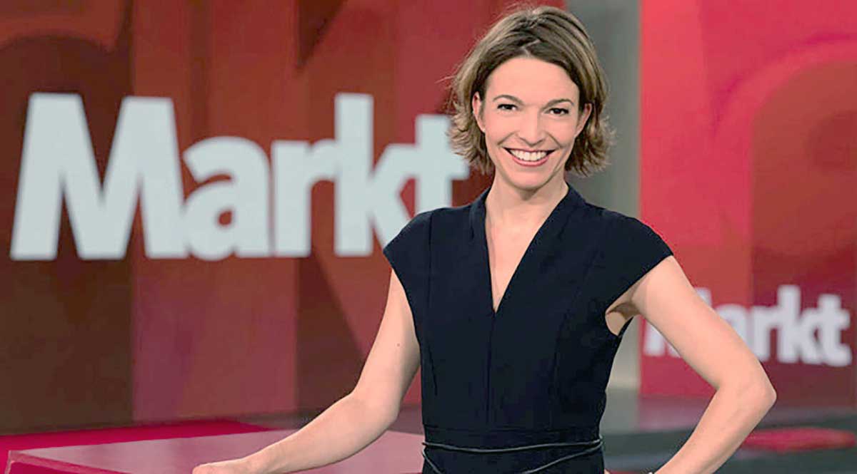 Anna Planken moderiert die Sendung „Markt“ im WDR.