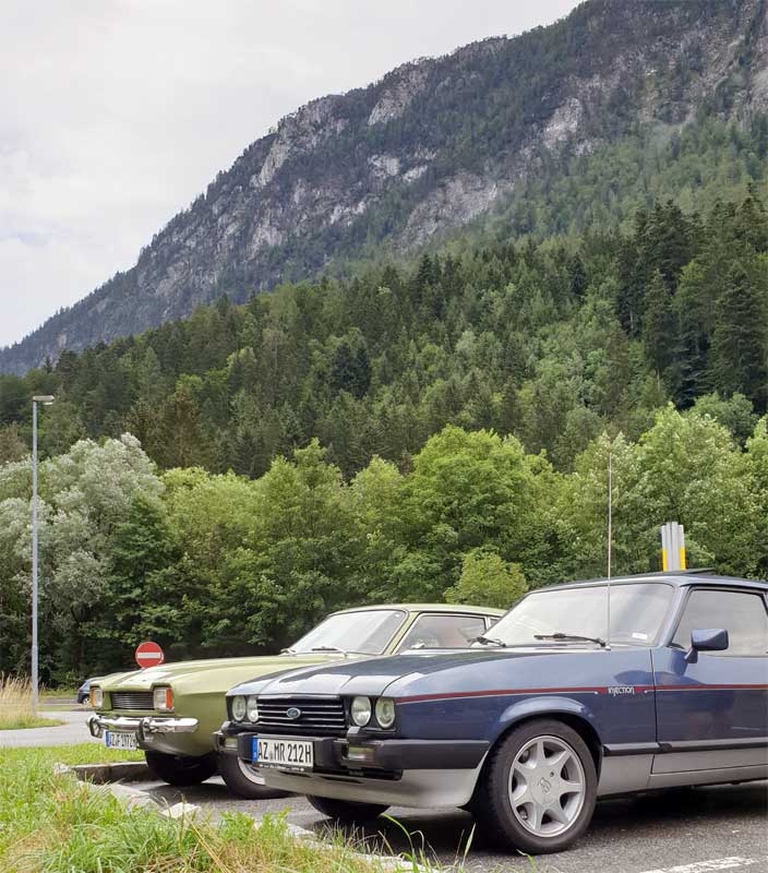 Mit den Capris durch die Alpen