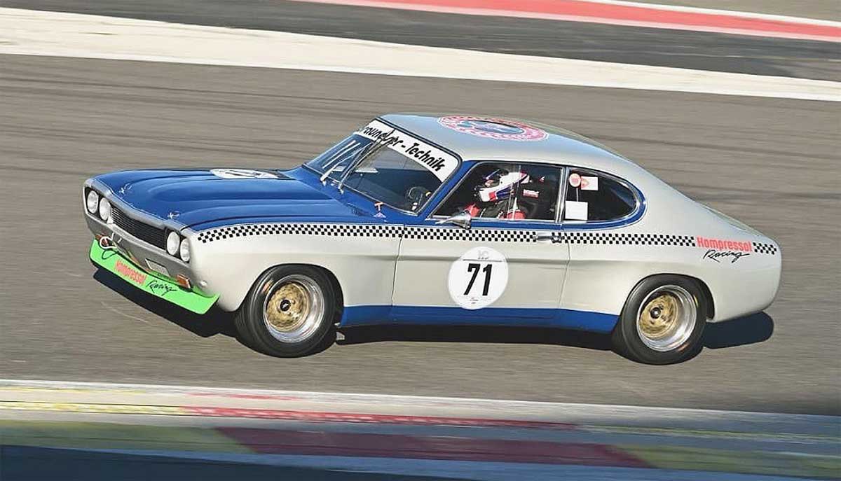 Der „Kompressol-Capri“ in voller Fahrt. Der „Kompressol-Capri“ in voller Fahrt.