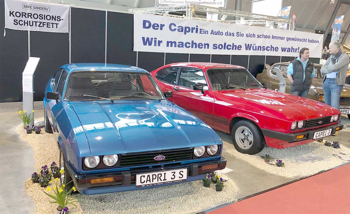 Einen Stand mit wunderschönen Capris präsentierte Rögelein (links) in Stuttgart.