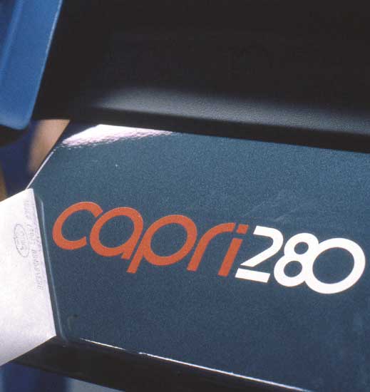 Bilder von einem der letzten Capri während der Montage in Köln-Niehl am 19. Dezember 1986. Bilder von einem der letzten Capri während der Montage in Köln-Niehl am 19. Dezember 1986.