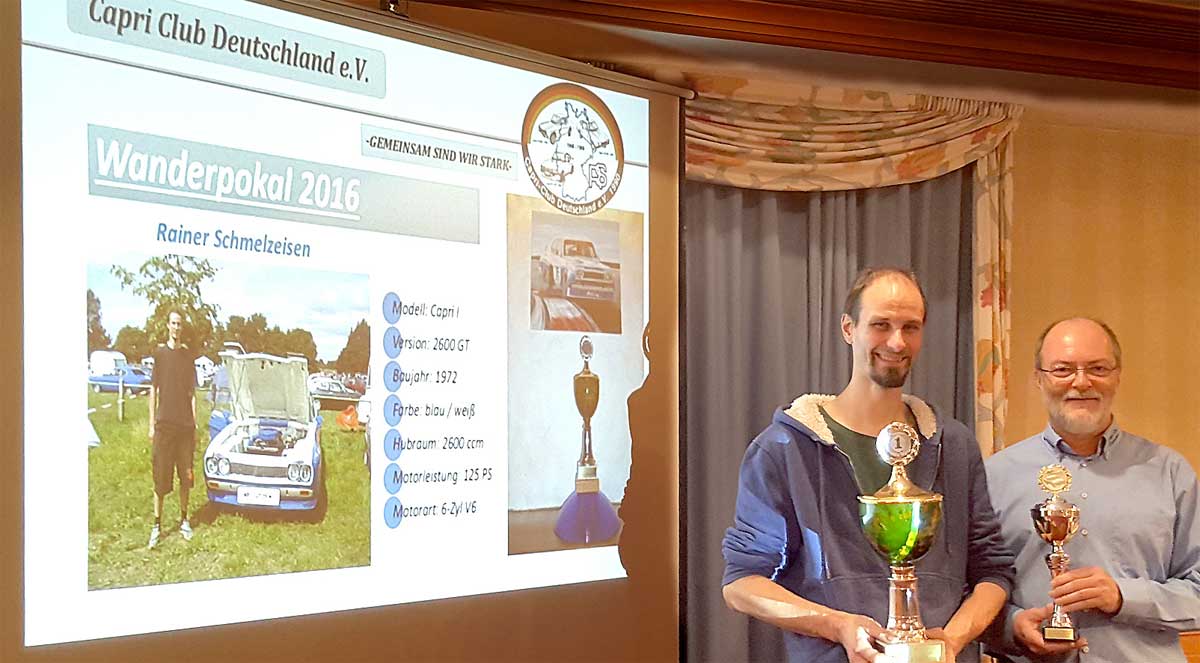 Wanderpokal für Rainer Schmelzeisen